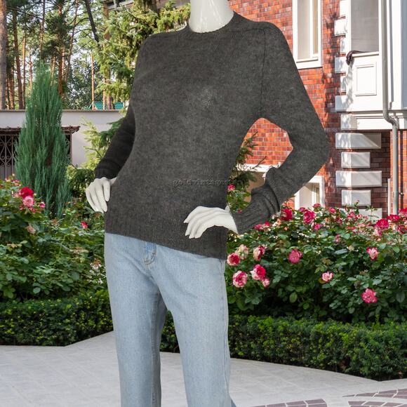 Braemar Light Wool Grey Sweater S, Vintage Casual Chicr9a - Picture 3 of 10